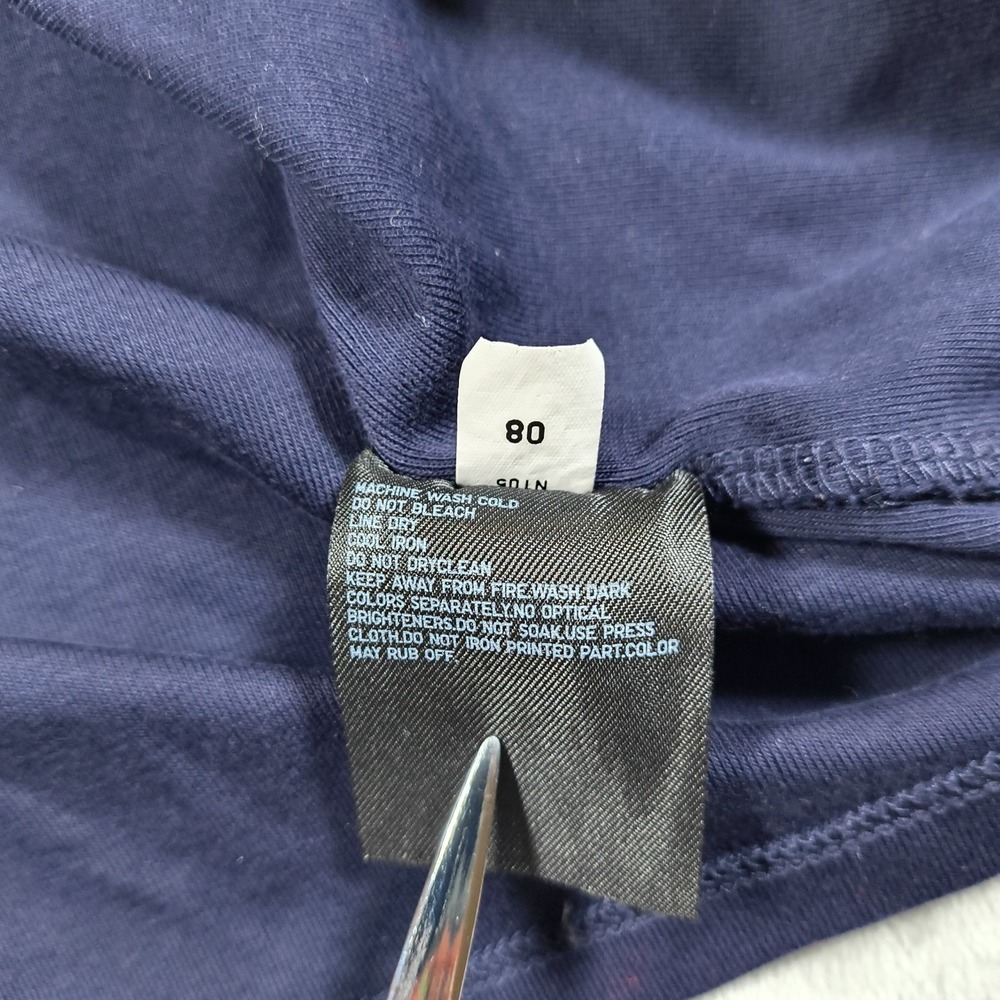 Uniqlo Helmut Lang Shirt Womens XL Blue Supima Long Sleeve Collaboration Stretch - Picture 5 of 7
